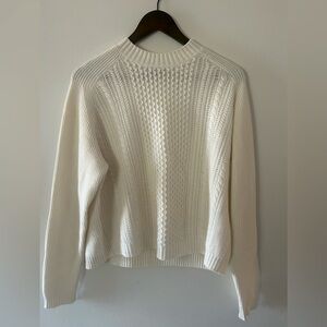 Loro Piana cream cashmere sweater 
Size 40IT (small/size 4)